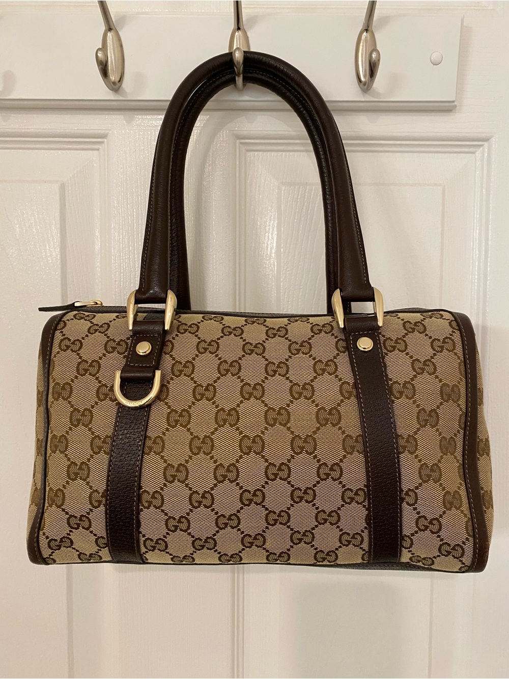 Vintage Gucci Brown Boston bag